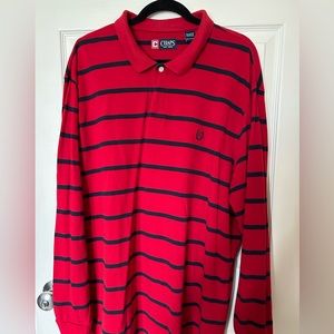 Long sleeve polo shirt